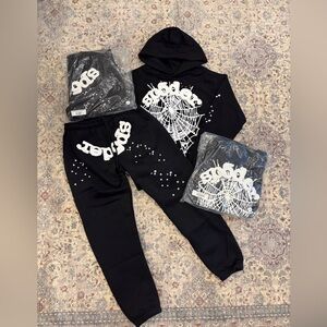 Black & White Spider Tracksuit